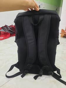 Logo personnalisé sac à dos en tissu polyester 900D pour ordinateur portable sac étanche en nylon pour voyages d'affaires avec matériau Oxford de couleur noire - Product Image 6