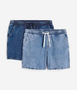 กางเกงยีนส์ขาสั้นผู้ชาย ผ้าฝ้าย 100% แบบเรียบง่าย สวมใส่สบาย ระบายอากาศได้ดี แห้งเร็ว ทรงหลวม บาง ทันสมัย ขาดๆ เซอร์ๆ ทรงตรง แต่งขาดๆ พร้อมเข็มขัด - Product Image 3