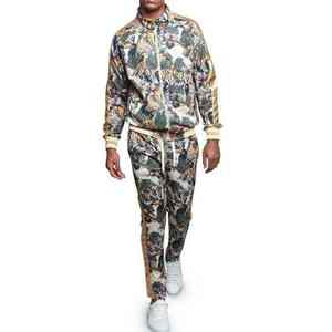 Conjunto Deportivo Personalizado para Hombre, Diseño Slim Fit, Resistente al Viento, con Cierre, Dos Piezas, para Gimnasio, Fitness y Jogging - Product Image 1