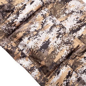 Trending 2026 High Quality Brown Polyester Hunting Suit Waterproof and Breathable Jacket with Pant <b>Shooting</b> Clothing Wholesale - Product Image 5