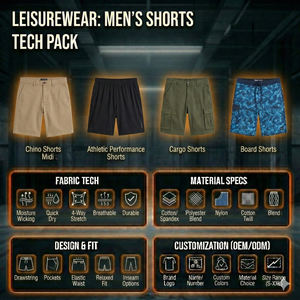 Pantalones Cortos Deportivos Antiestáticos de Alta Calidad con Protección Solar y Elasticidad en 4 Direcciones para Actividades al Aire Libre para Hombre - Product Image 4