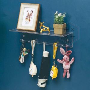 Étagère Murale Flottante Détachable Moderne en Acrylique Transparent de 40 cm pour Magasins de Détail – Idéale pour le Recyclage - Product Image 1