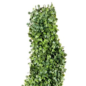 ต้นไม้ประดิษฐ์ทรงหอคอยแบบเกลียว 2 ชิ้น สูง 122 ซม. ทำจากพลาสติก PE สีเขียวตกแต่งด้วยเหล็ก คุณภาพพรีเมียม - Product Image 5