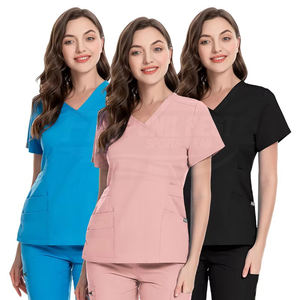 Dernière conception – Ensembles d'uniformes médicaux unisexes confortables en toile tissée pour infirmières, détection d'aiguilles, usage hospitalier, haute qualité - Product Image 1