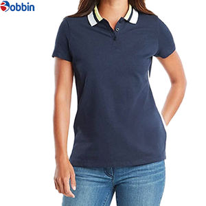 Camisas Polo para Mujer, Transpirables, 100% Poliéster, Tejido de Punto, Alta Calidad, Cómodas, Casuales, a Cuadros, para Mujer, Ropa Exterior - Product Image 2