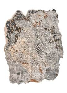 Irregular Area Rug Handmade Polyester Contemporary Wall to Wall Floor <b>Mat</b> for Living Room Bedroom Hallway <b>Large</b> - Product Image 1