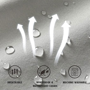 OEM <b>Lightweight</b> Waterproof Windbreaker <b>Jacket</b> for <b>Men</b> | Custom <b>Rain</b> <b>Jacket</b> with Stand Collar and Hooded Design <b>Men's</b> <b>Jackets</b> - Product Image 6