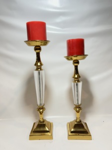 Elegant Aluminium Candle Holder <b>Set</b> for Wedding, Tall Taper Candlestick Stands for Banquet Table Centerpiece Event Party <b>Home</b> - Product Image 1