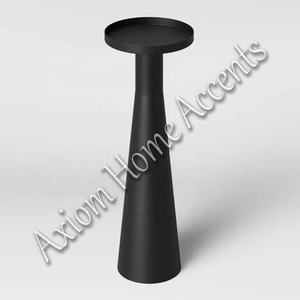 Axiom Home Accents Juego de portavelas de metal antiguo Soportes cónicos hechos a mano para mesa de comedor Decoración del hogar de inspiración vintage - Product Image 3