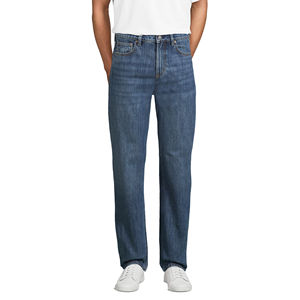 High Stretch Classic Fit Pants Mid <b>Waist</b> Trousers Waxed Denim Multi Colors Availability <b>Jeans</b> for Men - Product Image 4