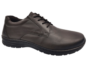 Chaussures habillées Oxford noires en cuir pour hommes, à enfiler, bout rond, semelle extérieure en caoutchouc amorti, semelle intermédiaire en EVA, pour le bureau et la carrière - Product Image 5