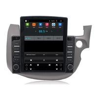 Radio para Auto de 9.7 Pulgadas, Unidad Principal Estéreo para Auto, GPS, Carplay, Android Auto, Reproductor de DVD con Botones para Honda Fit Jazz GE GP 2007-2014