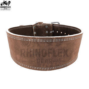 Cinturón de levantamiento de pesas de cuero de una sola hebilla, diseño personalizado, cinturón de levantamiento de potencia en cuero de dos colores, cinturón de una sola hebilla. - Product Image 6