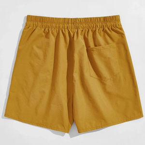 Pantalones Cortos de Lona 100% Algodón para Hombre, Estilo Urbano, Cintura Media Elástica, Personalizados, de Alta Calidad, Transpirables, de Secado Rápido, para Correr - Product Image 2