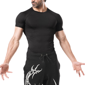 Camiseta Deportiva de Compresión para Hombre, Manga Corta, Secado Rápido, Transpirable, Corte Ajustado, Ligera, para Gimnasio, Entrenamiento, Running - Product Image 3