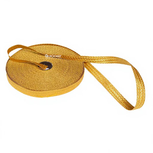 Dentelle vintage personnalisée de haute qualité pour robes, tissus tricotés, vêtements traditionnels, broderie dorée cérémonielle - Product Image 3