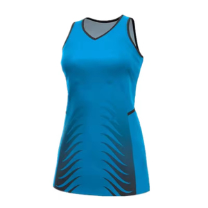 Robe de netball en polyester de haute qualité pour adultes, vêtements de sport respirants, design haut de gamme, uniforme de netball pour femmes, prix abordable - Product Image 1