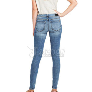 Pantalones Vaqueros de Mujer para Uso en Exteriores, Nuevo Estilo, de la Mejor Calidad, en Color Sólido - Product Image 2
