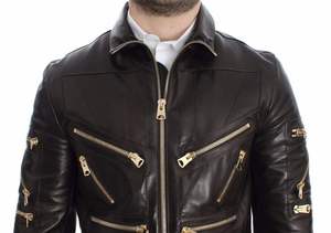 Chaqueta de Cuero Genuino para Hombre de Alto Rendimiento 2026, Chaqueta de Motocicleta de Cuero Premium para Hombre - Product Image 3