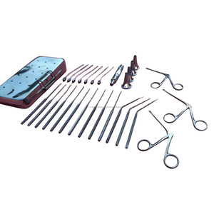 Juego de Instrumentos Quirúrgicos Manuales de Acero Inoxidable de 29 Piezas para Myringotomía y Myringoplastia ENT WORLD PRECISION SURGICAL, con Certificación CE - Product Image 4