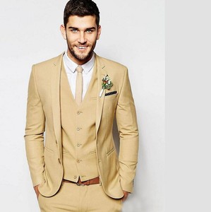 Costume d'affaires pour homme de qualité supérieure, OEM, pour mariage ou travail, grande taille, respirant, 100% polyester, col mandarin, simple boutonnage - Product Image 3