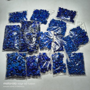 Lapislázuli Natural Certificado al por Mayor, Corte Ovalado y Brillante, 10-25mm, 3-5g, Cabujones de Piedras Preciosas Sueltas para Joyería - Product Image 5