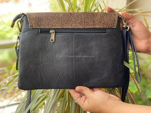 กระเป๋าสะพายไหล่หนังขนสัตว์พิมพ์ลายสัตว์สไตล์ตะวันตกใหม่คุณภาพสูงแฟชั่นหนังขนสัตว์หนังแท้คุณภาพสูงสายสะพายข้าง - Product Image 5