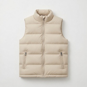 Low MOQ Factory Manufacture New Arrival Winter <b>Men</b> Puffer <b>Jacket</b> Stand Front Zipper Nonwoven Regular Sleeves Fully Customizable - Product Image 1