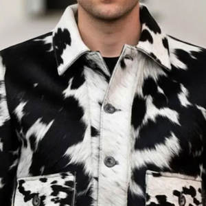 Custom Made Genuine Cowhide Leather Jacket For Men Tailored Fit Zip-Up Leather Jackets Top Quality Outerwear Winter Jacket - Product Image 6