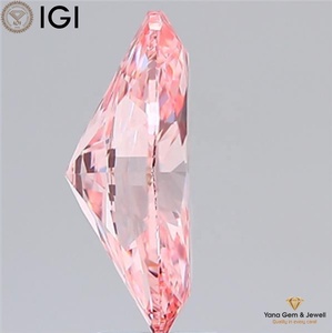 Diamant de laboratoire CVD de 5,01 carats, taille ovale, couleur rose vif fantaisie, clarté VS1, avec certificat IGI, pour une bague de chef-d'œuvre emblématique - Product Image 6