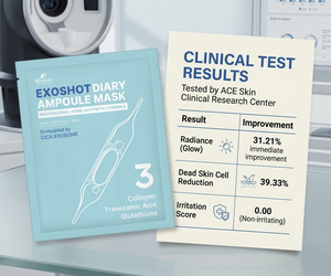 Masque en tissu coréen CICA au glutathion, acide tranexamique et collagène – Éclaircissant, blanchissant, anti-âge, exfoliant et hydratant pour le visage - Product Image 2