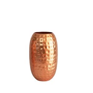 Jarrón de mesa hecho a mano de aluminio martillado dorado, jarrón de metal en forma de lágrima para decoración del hogar, jarrón para exhibir flores, mejor precio. - Product Image 4