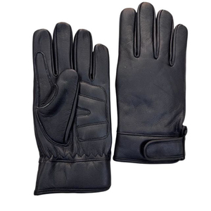 Guantes de Conducción de Piel de Oveja Premium, Transpirables, Lisos, de Invierno, de Cuero Genuino, Cosidos a Mano, para Hombre/Mujer, Guantes Suaves - Product Image 1