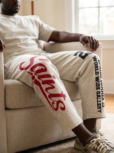 <b>Mens</b> Graphic Print Fleece Sweatpants Cotton Blend <b>Loose</b> Fit Straight Leg <b>Jogger</b> Pants Casual Streetwear Track Trousers - Product Image 5