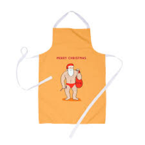 Tela de alta calidad impresa de alta calidad nueva Navidad personalizable delantal Eng - Product Image 6