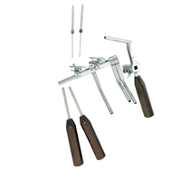 Kit d'instruments chirurgicaux manuels en acier inoxydable pour distracteur cervical Caspar, avec vis et broches, pour neurochirurgie, orthopédie et gynécologie, certifié CE