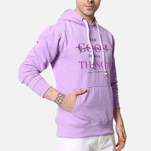 2026 New Arrival <b>Men</b> Hoodies 100% Cotton Winter High Quality Custom Design Pocket Design Streetwear Casual Factory Wholesale - Product Image 4