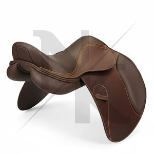 Silla de montar de doma clásica de cuero vacuno premium para salto ecuestre, productos ecuestres ingleses de la India - Product Image 5