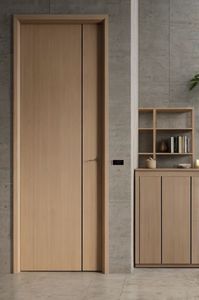 Ensemble de portes intérieures en bois composite WPC creux pour hôtel et appartement, résistant à l'eau, écologique, facile à installer - Product Image 4