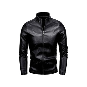 Fashion Design Leather <b>Jacket</b> Motorcycle Leather <b>Jacket</b> for <b>Men</b> Leather <b>Jacket</b> <b>Men</b> waterproof & Windproof <b>Sherpa</b> Lining - Product Image 2