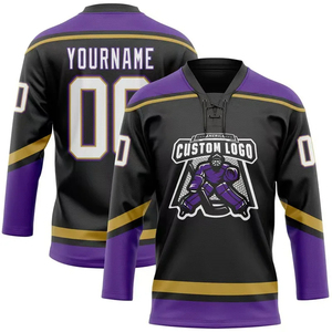 high school ice hockey uniforms college ice hockey team apparel <b>mens</b> ice hockey league jerseys womens ice hockey team wear - Product Image 5
