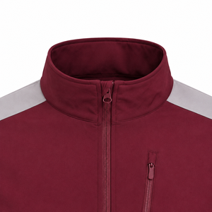 Veste Softshell Homme Personnalisée Imperméable Coupe-Vent Respirante pour Travail en Extérieur avec Fermeture Éclair Intégrale et Design Réfléchissant Marque Privée - Product Image 5