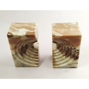 Sujetalibros de Mármol Tallado, Forma Rectangular, Decoración Moderna para el Hogar, Escultura Tallada, Pieza de Arte - Product Image 2