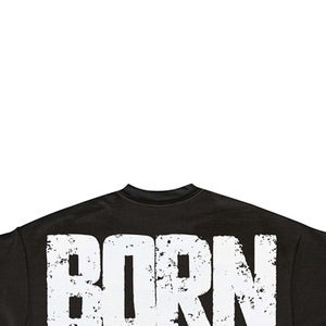 <b>Men's</b> Regular Fit <b>Black</b> T-Shirt Short Sleeve <b>Turtleneck</b> Silk Screen Printed 100% Cotton Jersey Formal Front Logo - Product Image 2