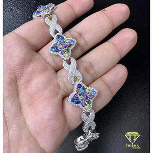 เครื่องประดับเพชรโมอิสประดับคริสตัลหลากสีสำหรับใส่ไปงานปาร์ตี้ - Product Image 5