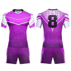 Conjunto Deportivo de Calidad Superior, Personalizado con la Marca del Equipo, Sublimado, Transpirable, de Alto Rendimiento, Uniforme de Rugby Nuevo - Product Image 5