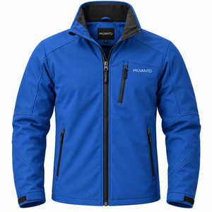 Chaqueta Soft-Shell Personalizada con Logotipo para Hombre |   Chaqueta Impermeable y Cortavientos de Primera Calidad, 95% Poliéster, 5% Elastano, para Senderismo y Caza - Product Image 1