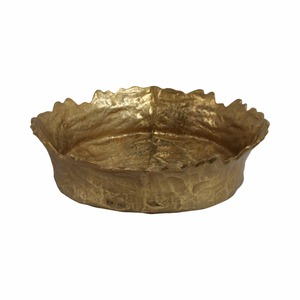 Cuenco de latón dorado de alta calidad para decoración con velas flotantes, elegante centro de mesa estilo spa y para uso en el hogar, procedente de la India. - Product Image 1