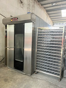 LX32M Minh Tam Vietnam Electric Bakery 380V 1 Year Warranty 32-Tray <b>Rotary</b> Oven High-End Multifunctional Automatic Portable - Product Image 5