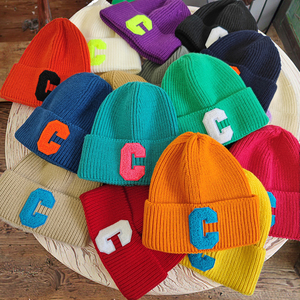 Wholesale Customise High Quality Low MOQ Personalized logo Embroidery Patches Winter Hats Beanie - Product Image 6
